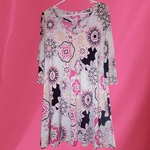 Voll Women's Spring Print Tunic/Dress